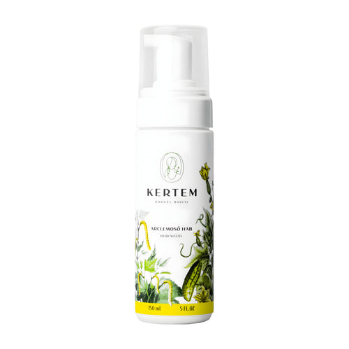 Kertem Birch Sap Foaming facial cleanser pump bottle on a white background