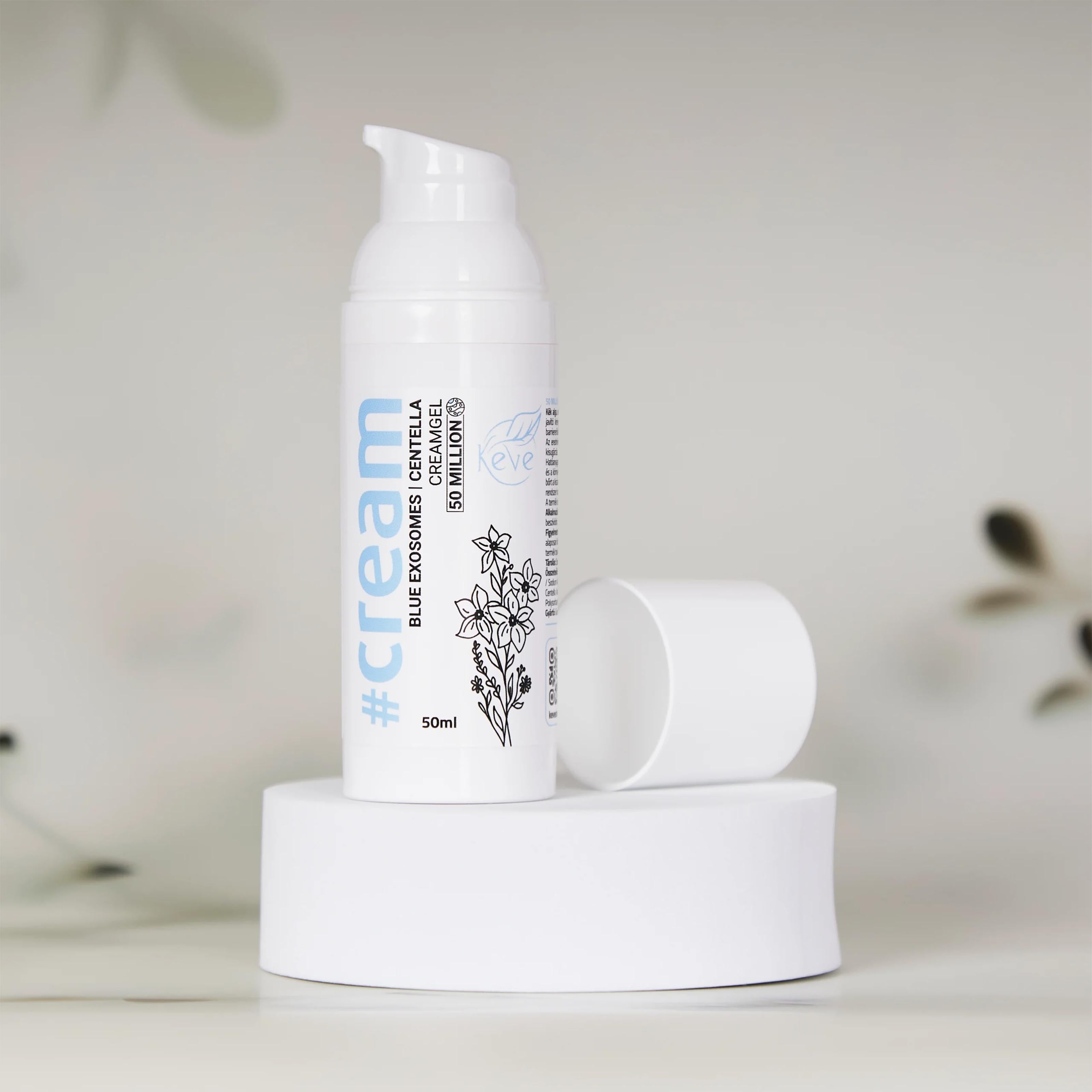 KEVE Face cream gel Blue Exosomes & Centella, 50 mL – Peppery Spot