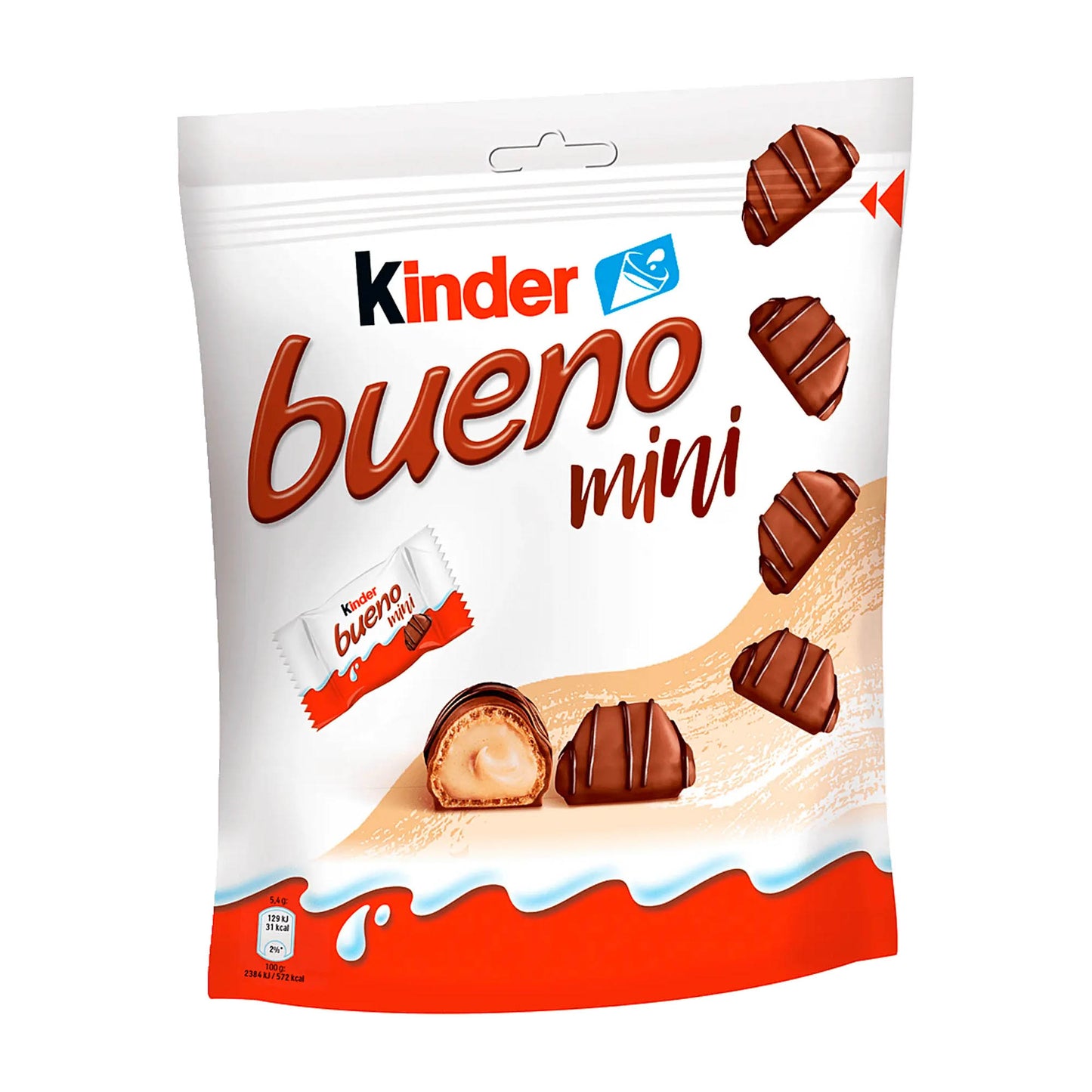 kinder Bueno Milch Mini Waffelriegel, 108 g