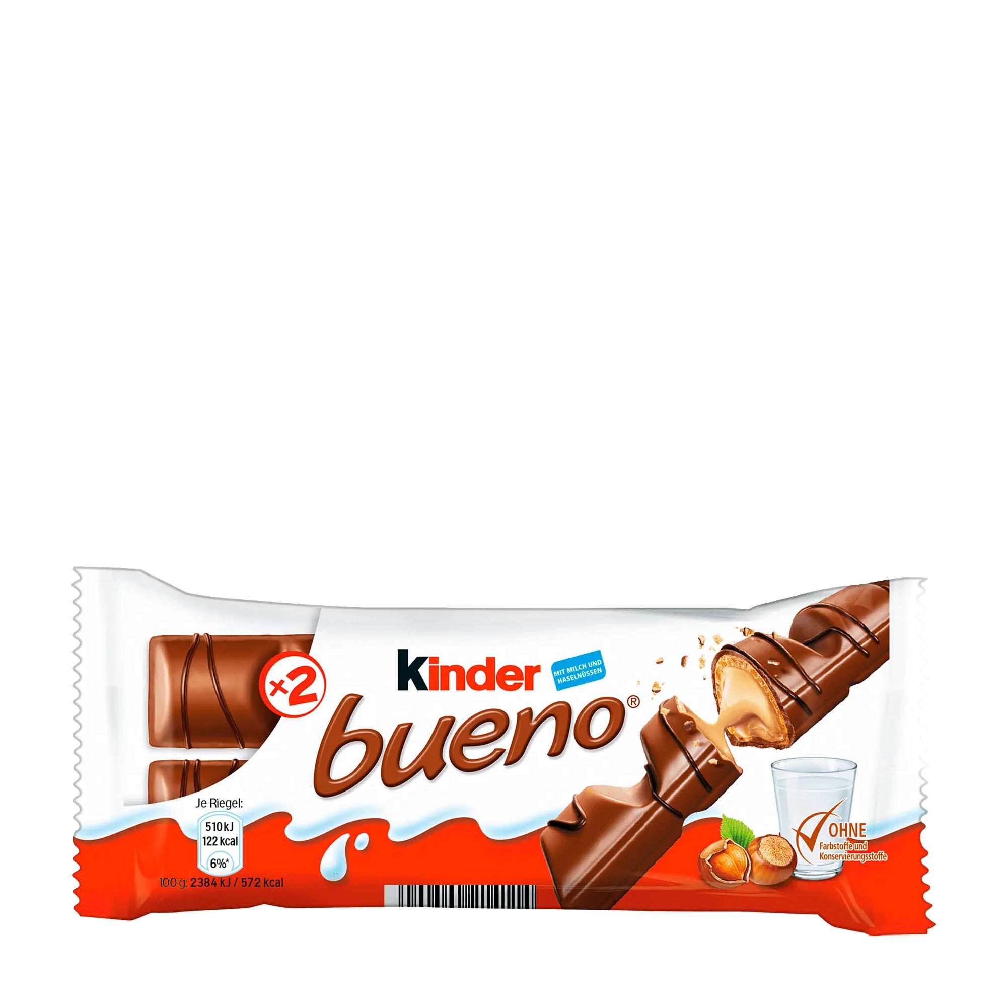 kinder Bueno Barre gaufrette au lait, 43 g