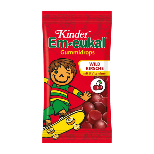 Kinder Em-eukal Wildkirsch-Gummitropfen, 75 g