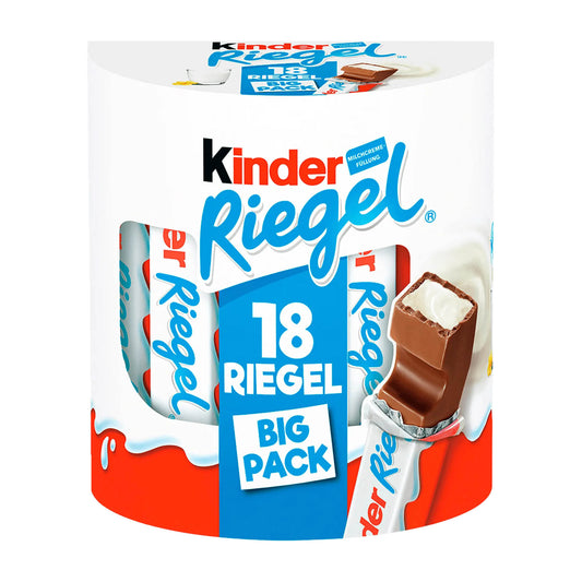 kinder Riegel Milk Chocolate Bar, 18x 21 g