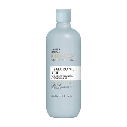 Baylis & Harding – Reinigungs- und Feuchtigkeits-Duschgel mit Hyaluronsäure, 500 ml