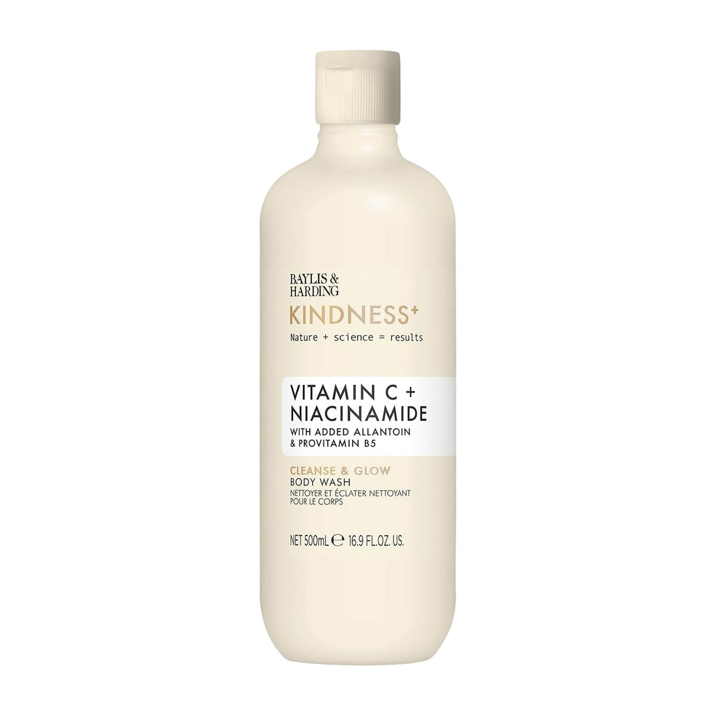 Baylis & Harding Vitamin C + Niacinamid Reinigen & Strahlen Duschgel, 500 ml