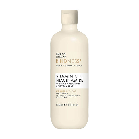 Baylis & Harding Vitamin C + Niacinamid Reinigen & Strahlen Duschgel, 500 ml