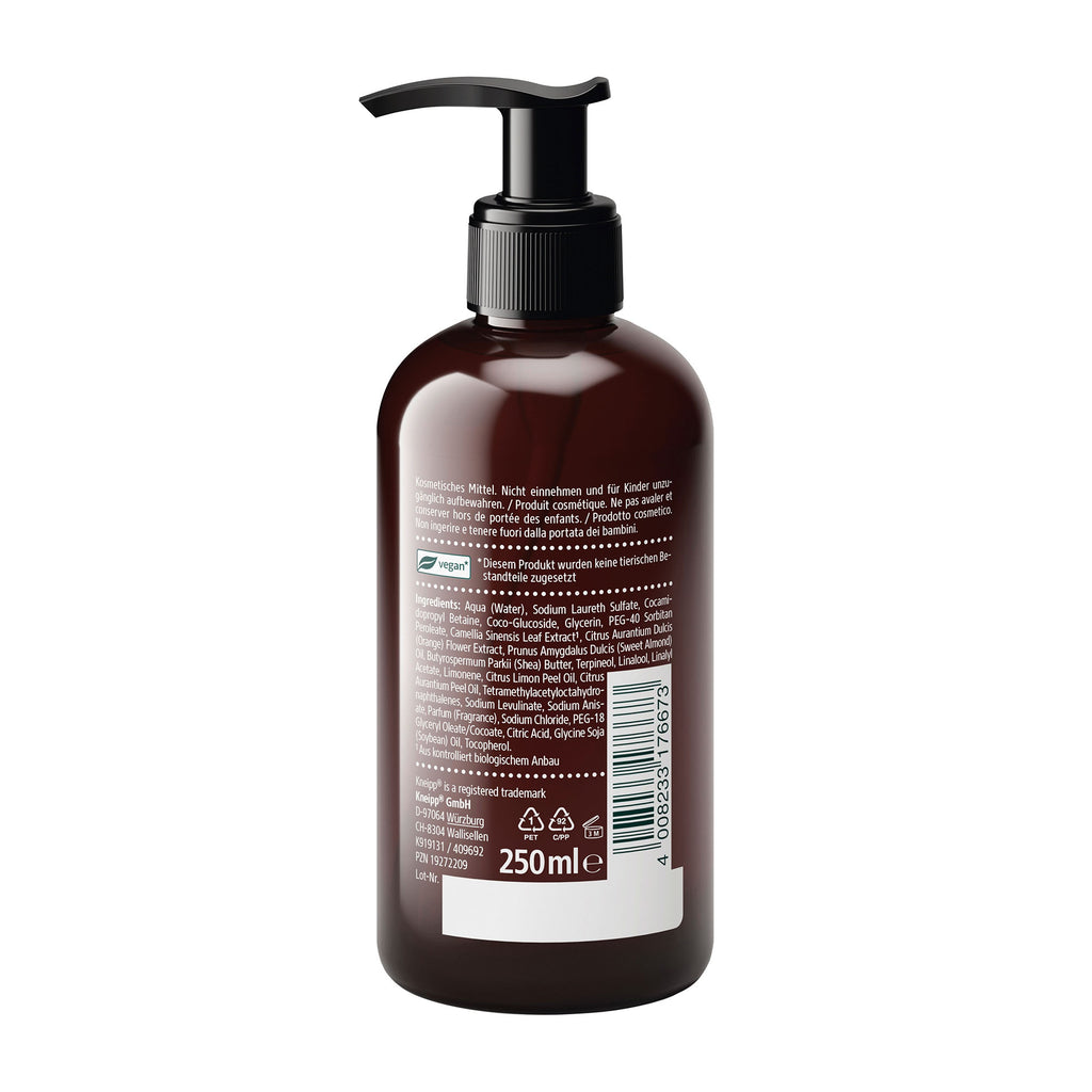 Kneipp Grüner Tee & Orangenblüten Milde Aroma-Pflegeseife, 250 ml