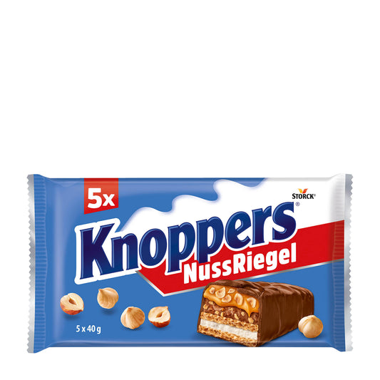 Knoppers NutBar Waffelriegel, 5x 40 g