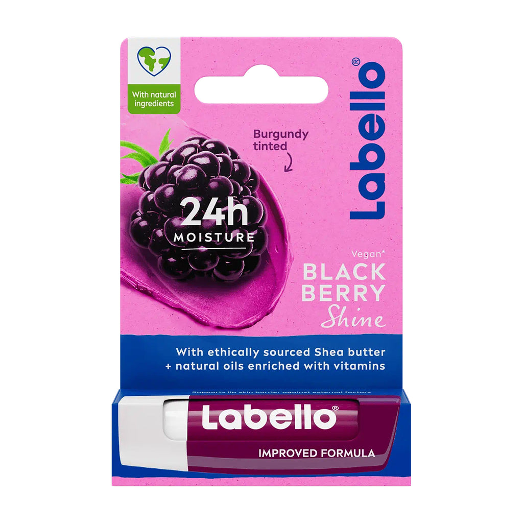 Labello Blackberry Shine 24h lip balm, 4.8 g