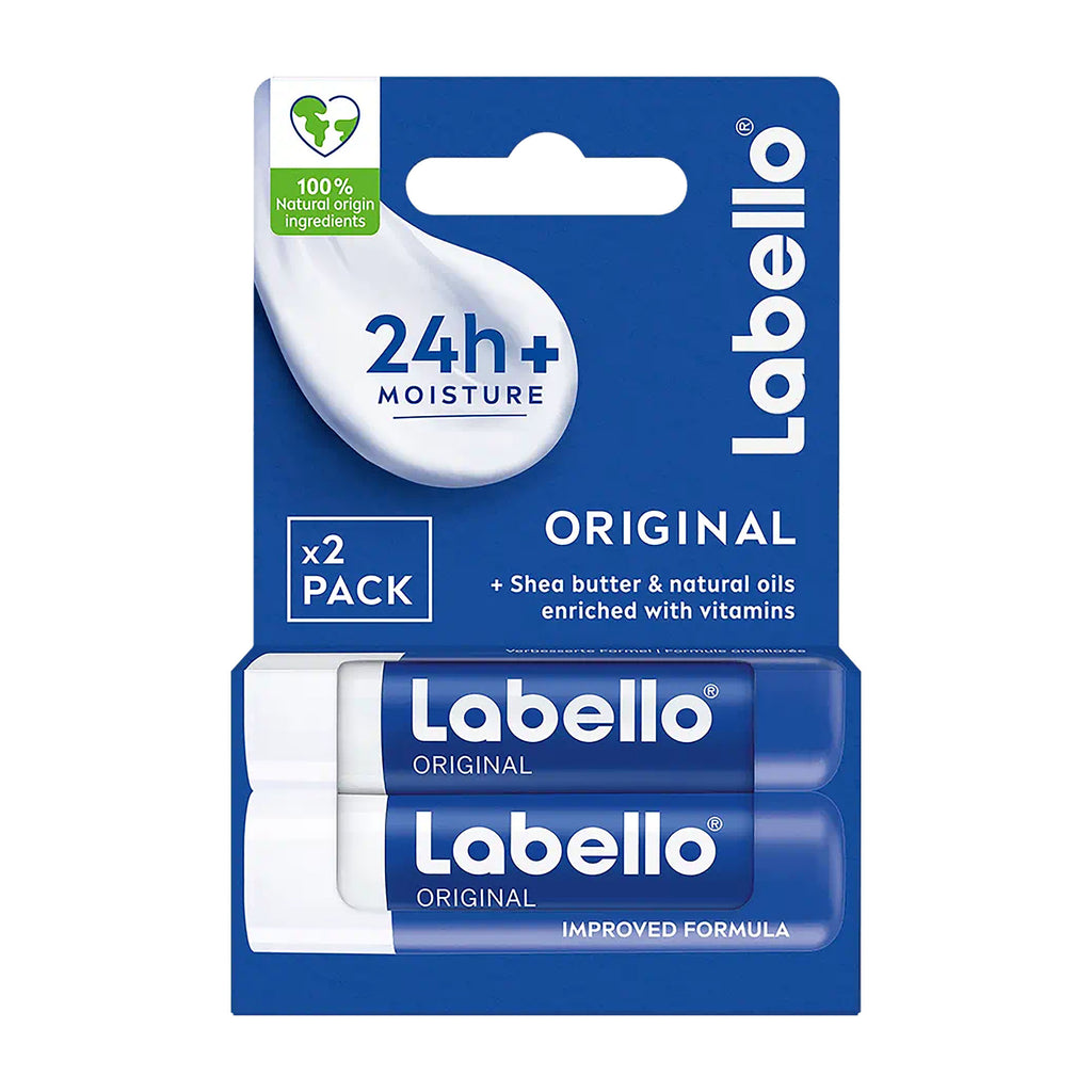 Labello Original 24h+ lip balm duopack, 9.6 g