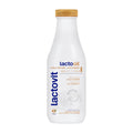 Lactovit LactoOil Shower Gel bottle on a white background.