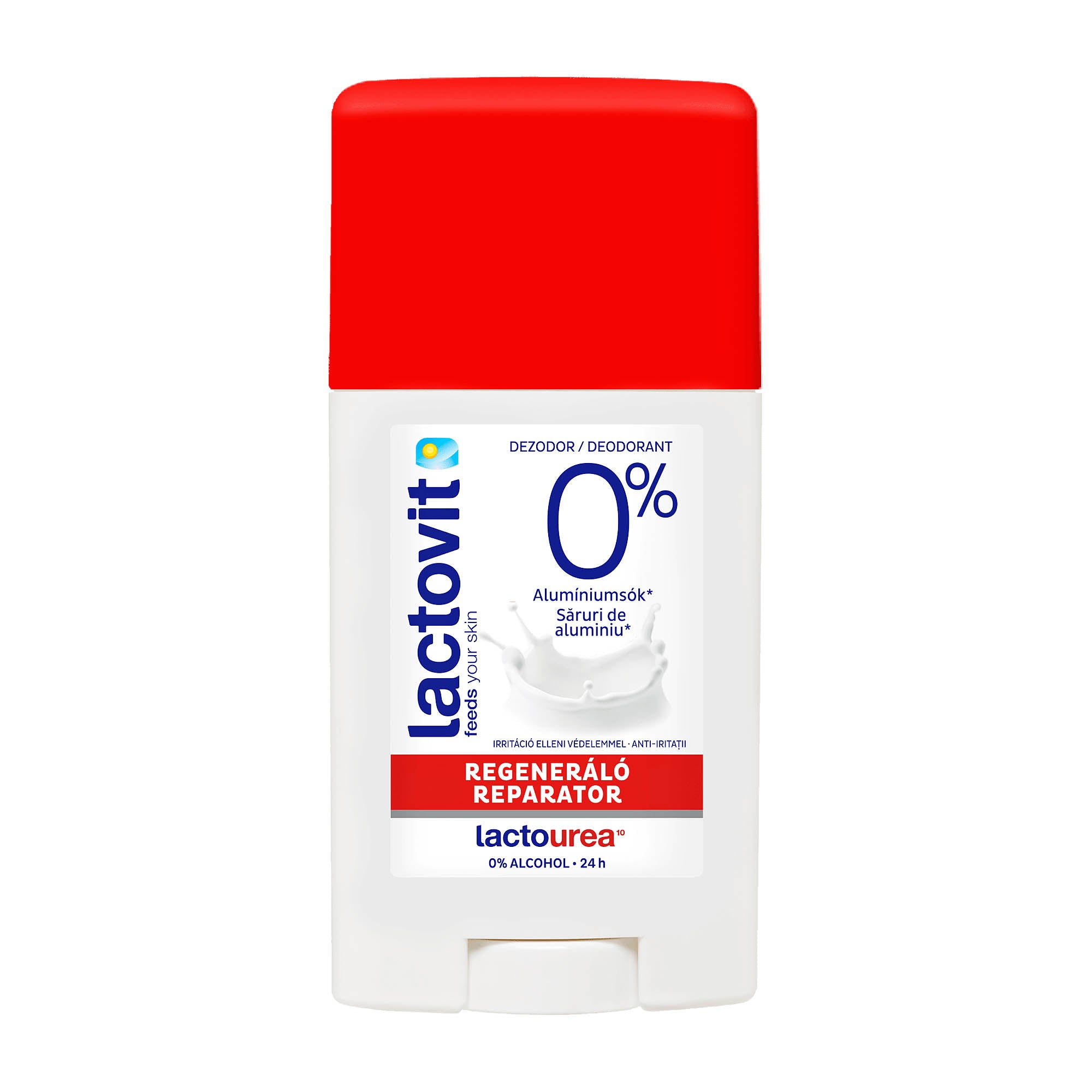 Lactovit Déodorant stick réparateur LactoUrea 24h, 60 ml