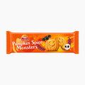 Lambertz Pumpkin Spice Monsters cookies packaging on a light gray background.