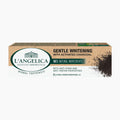 L'Angelica Gentle Whitening herbal toothpaste box with activated charcoal, shown on a plain white background.