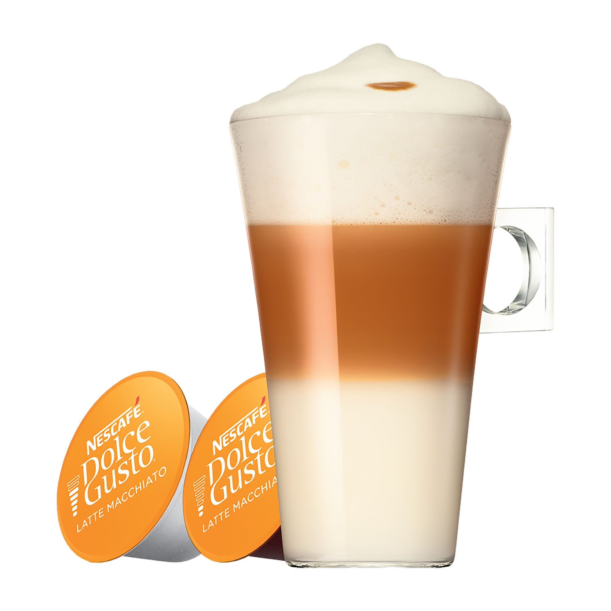 Nescafe Dolce Gusto Latte Macchiato coffee capsules, 8 Cups