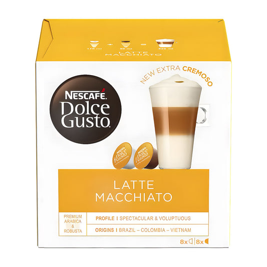 Nescafe Dolce Gusto Latte Macchiato Kaffeekapseln, 8 Tassen