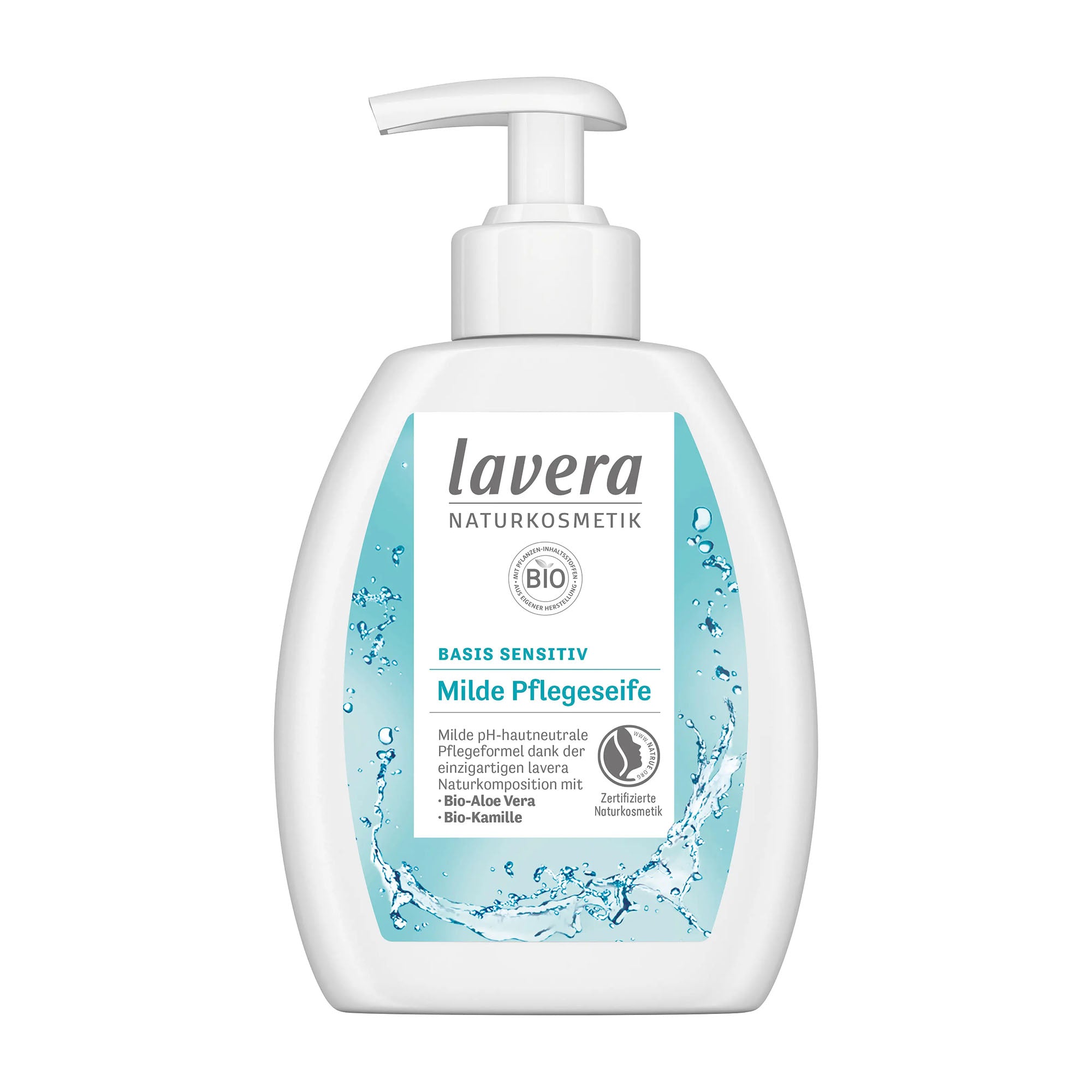 Lavera Savon liquide Basis Sensitive Aloe vera et Camomille, 250 ml