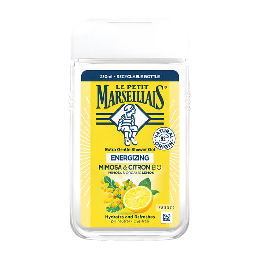 Le Petit Marseillais Mimosa & Lemon shower gel, 250 mL