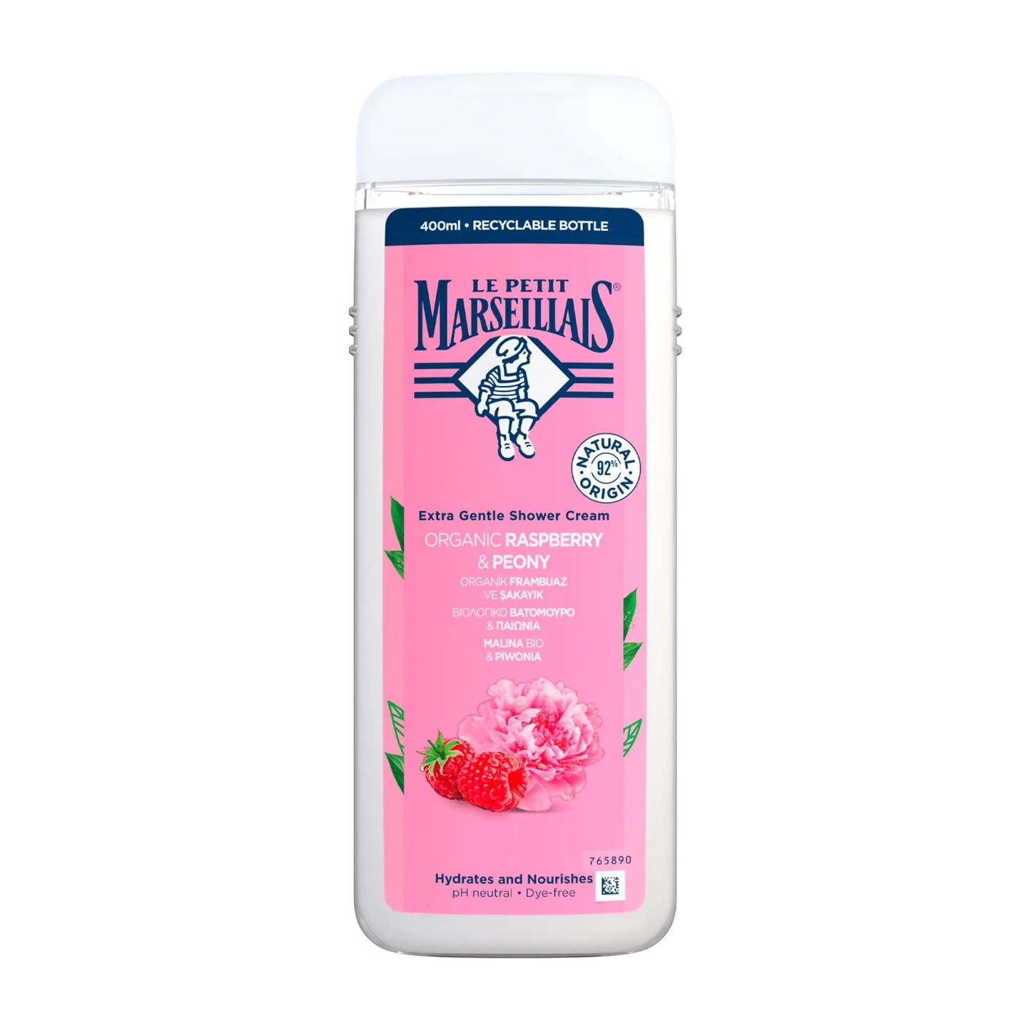 Le Petit Marseillais Raspberry & Peony shower gel