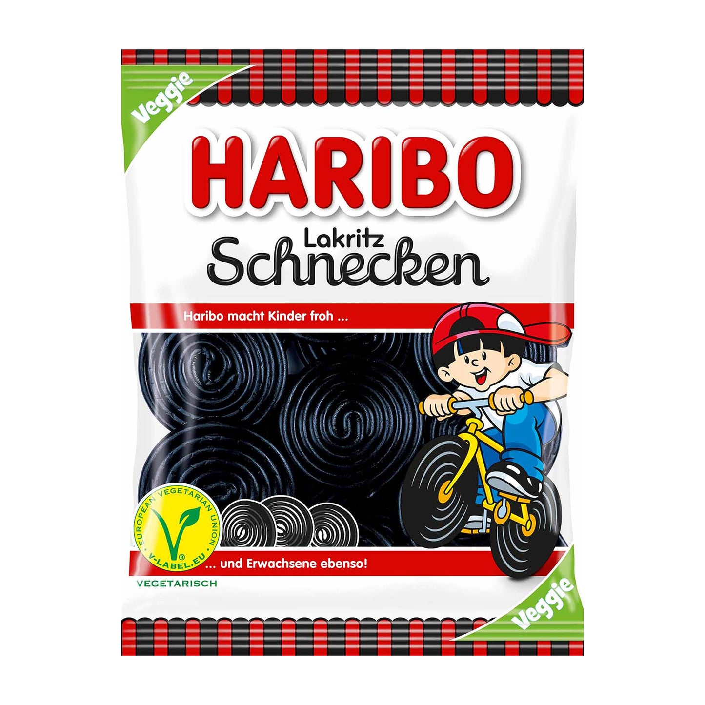 Haribo Lakritzschnecken Lakritzbonbons, 175 g