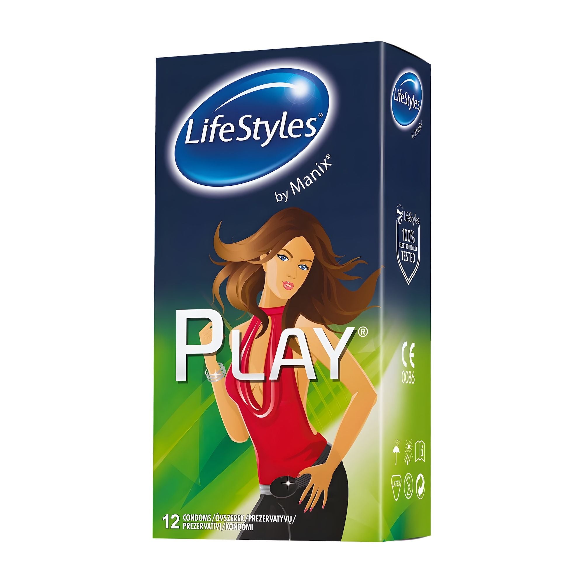 LifeStyles Préservatifs Play, 12 unités