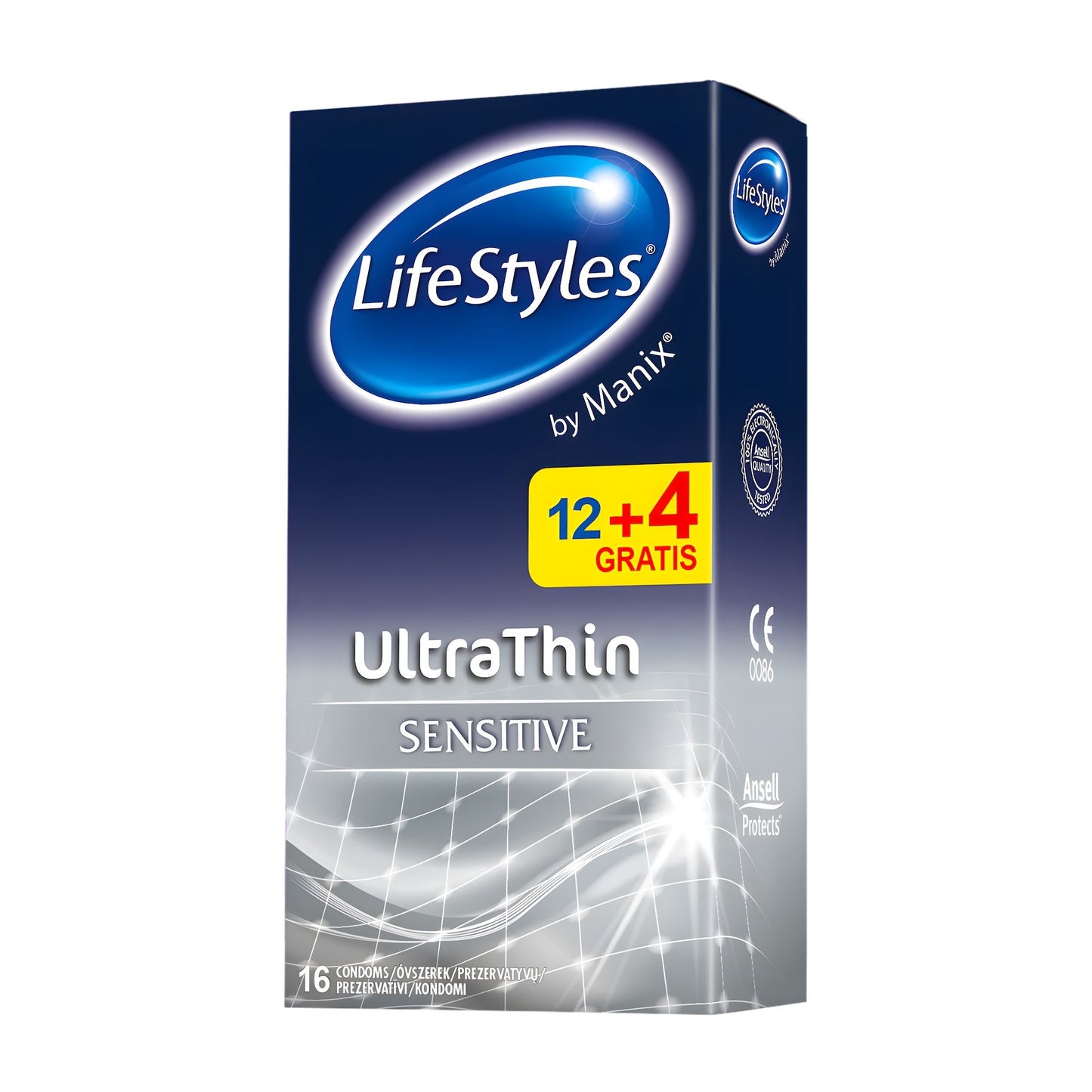 LifeStyles UltraThin Kondome, 16 Stück