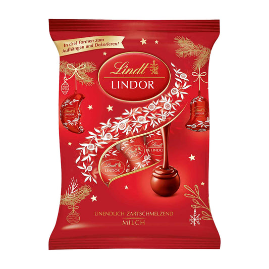 Lindt Weihnachts Lindor Vollmilch Baumbehang, 200 g