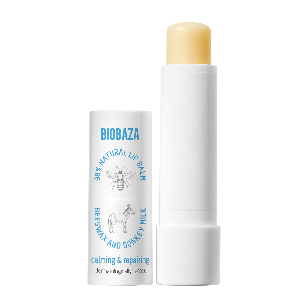 Biobaza Baume à lèvres apaisant et réparateur Bees & Donkeys, 4,5 g