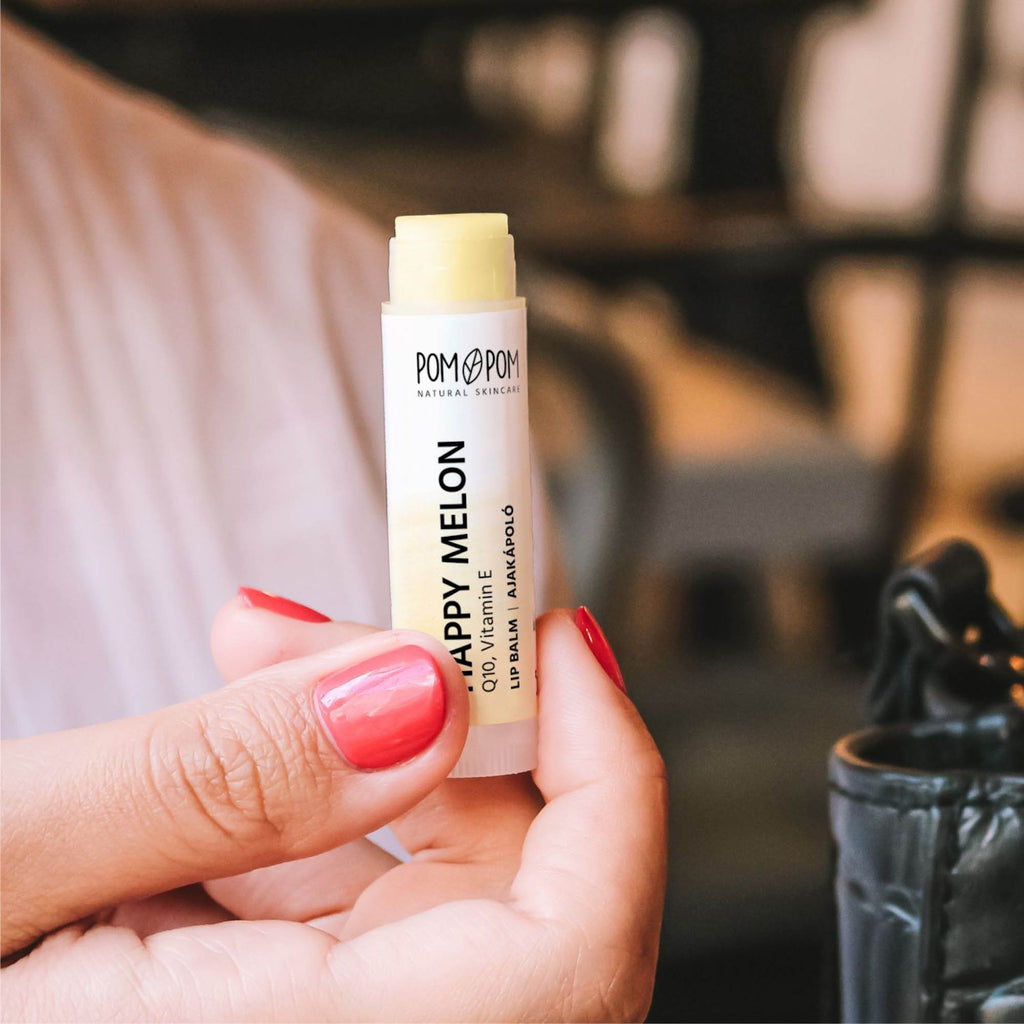 Pom-Pom Baume à lèvres Happy Melon, 5 g