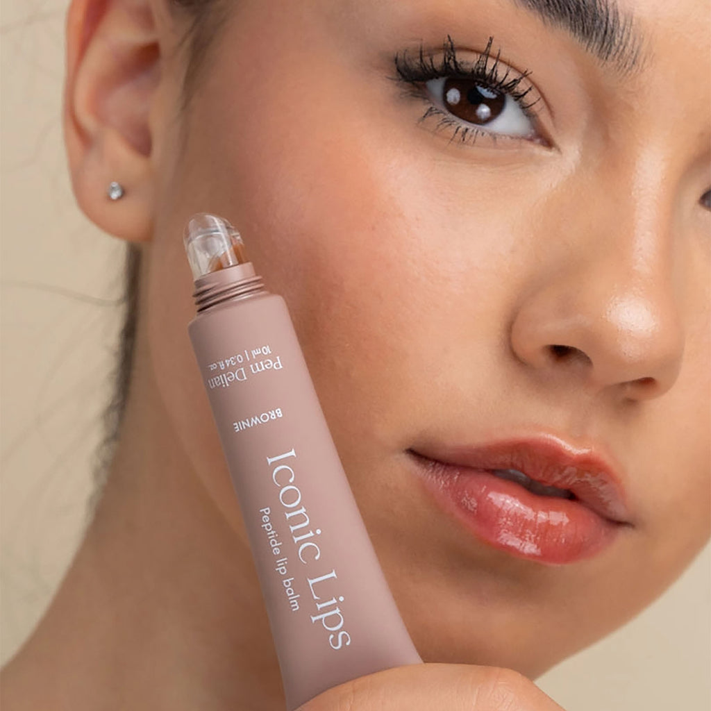 Pem Delian Iconic Lips tinted peptide BROWNIE lip balm, 10 mL