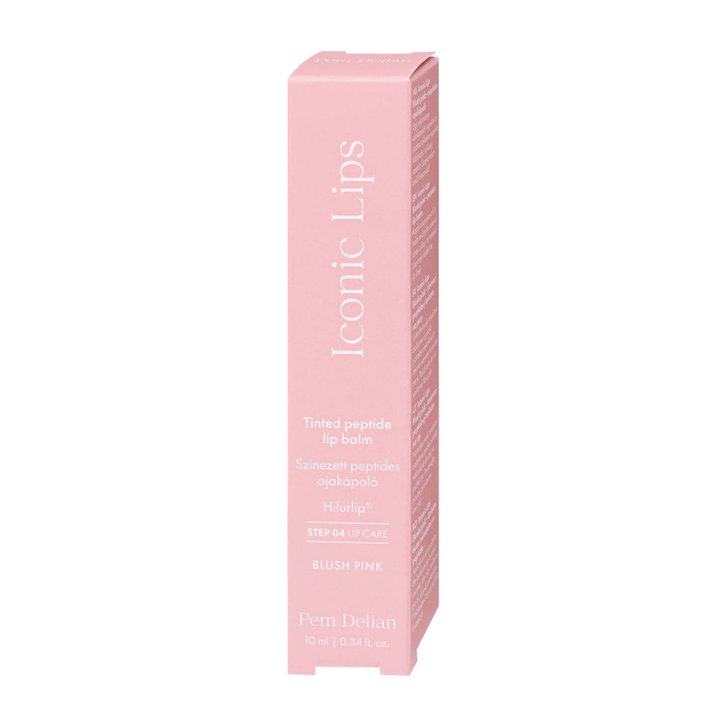 Pem Delian Iconic Lips getönter Peptid Blush Pink Lippenbalsam, 10 ml