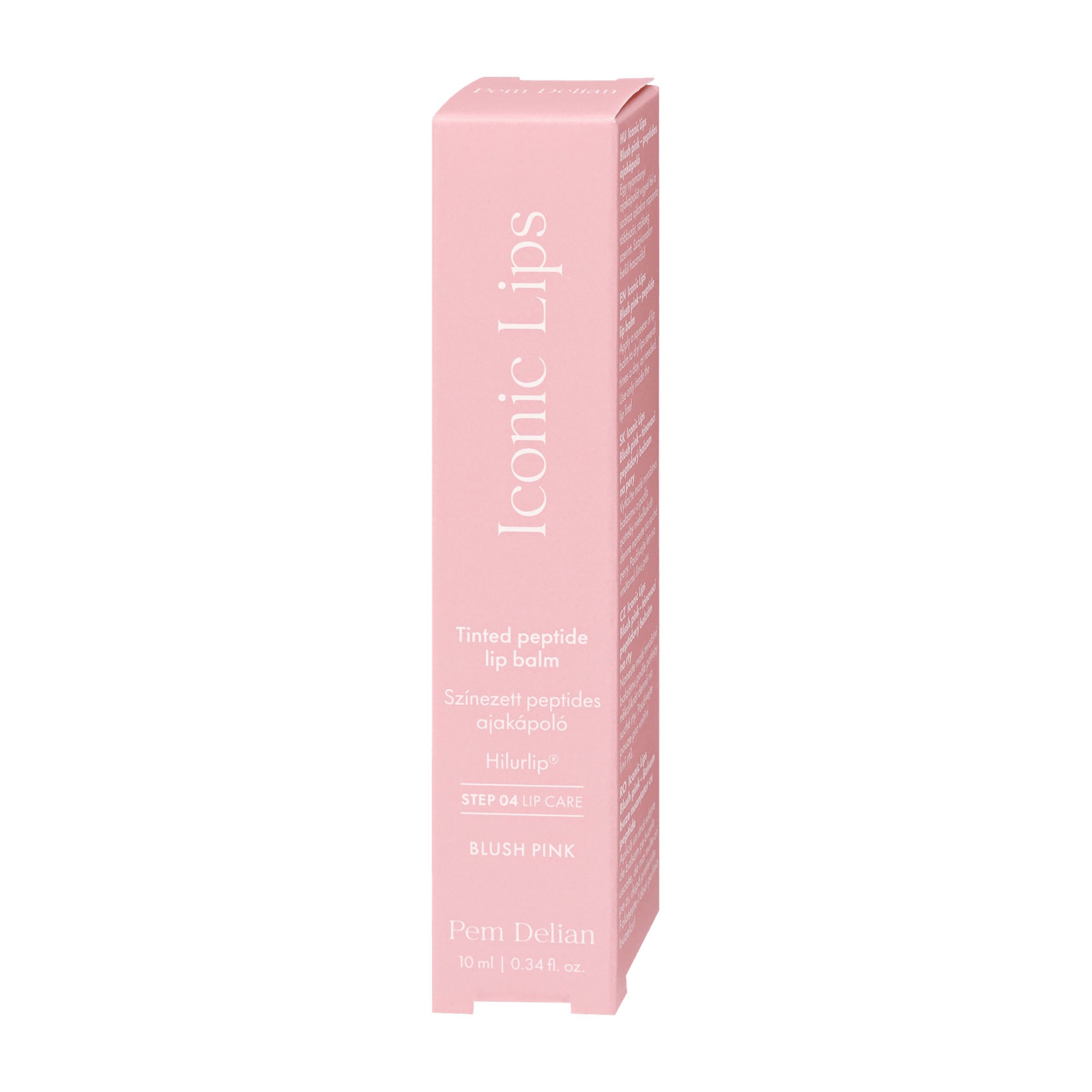 Pem Delian Iconic Lips getönter Peptid Blush Pink Lippenbalsam, 10 ml