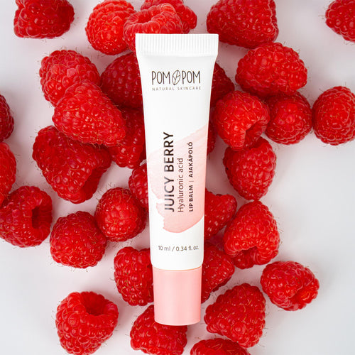 Pom-Pom Baume à lèvres Juicy Berry à l'acide hyaluronique, 10 ml