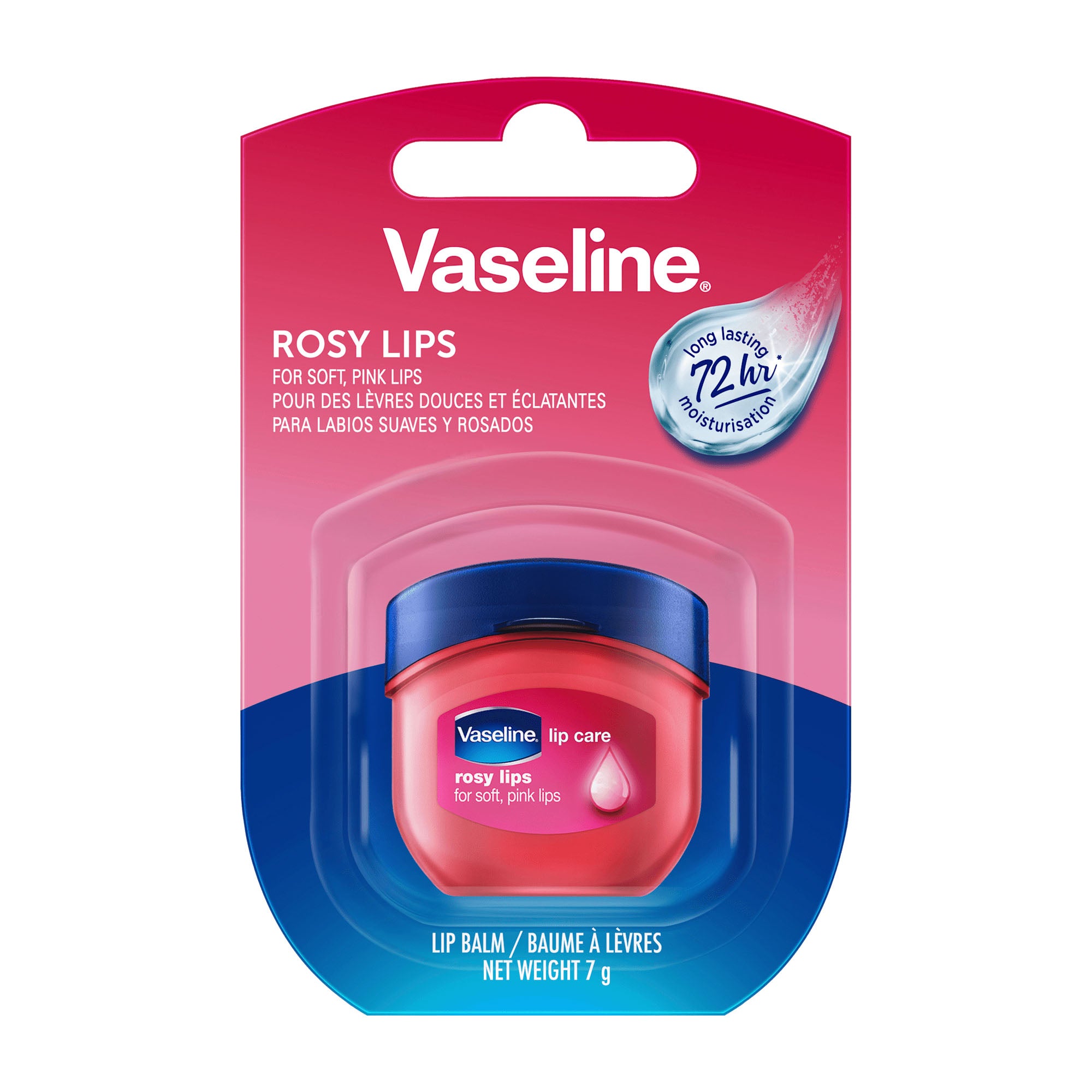 Vaseline Lip Therapy Baume à lèvres rose rosé, 7 g