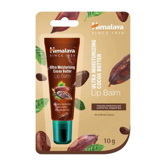 Himalaya Ultra Moisturizing cocoa butter lip balm tube, 10 g