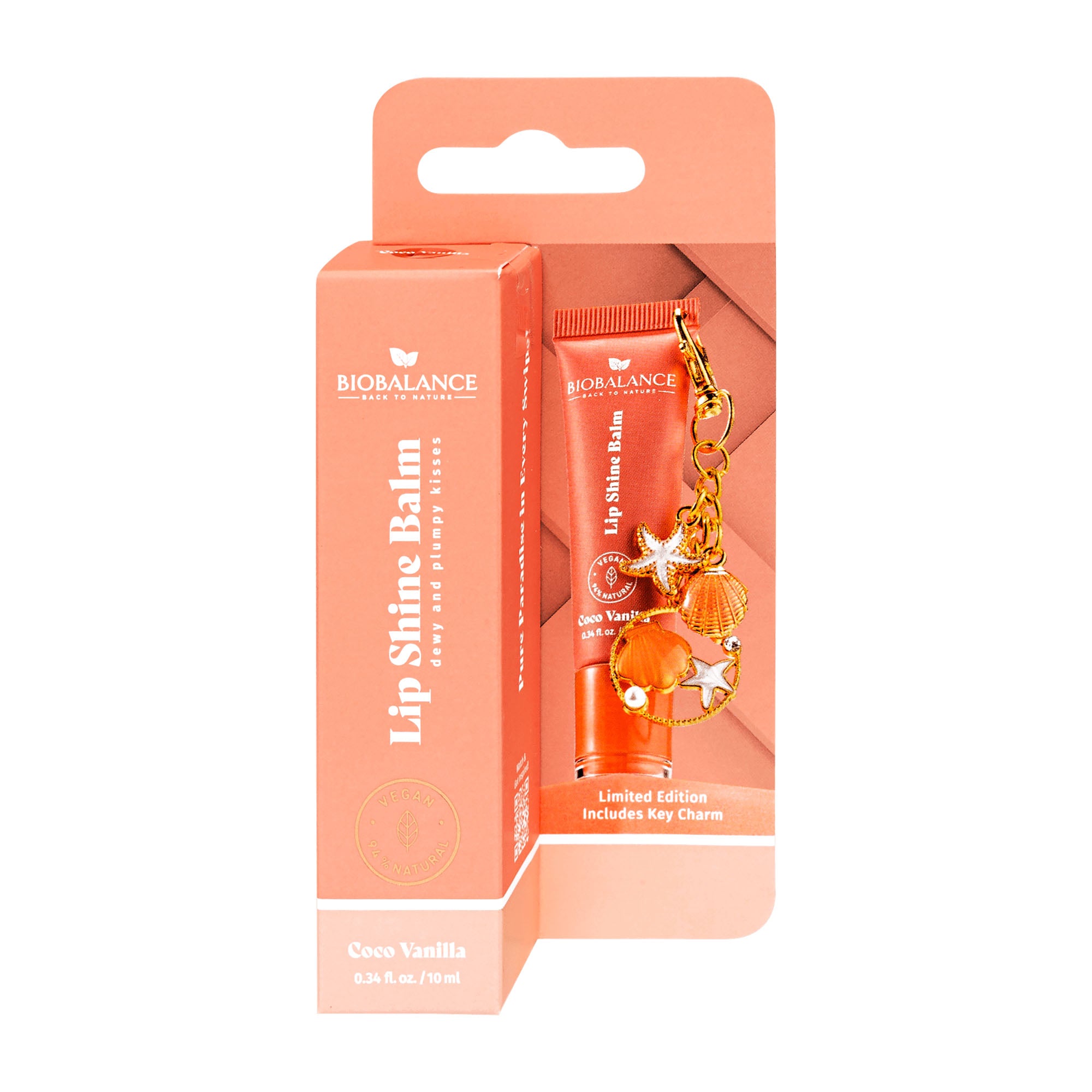 Biobalance Coco Vanilla lip shine balm, 10 mL – Peppery Spot