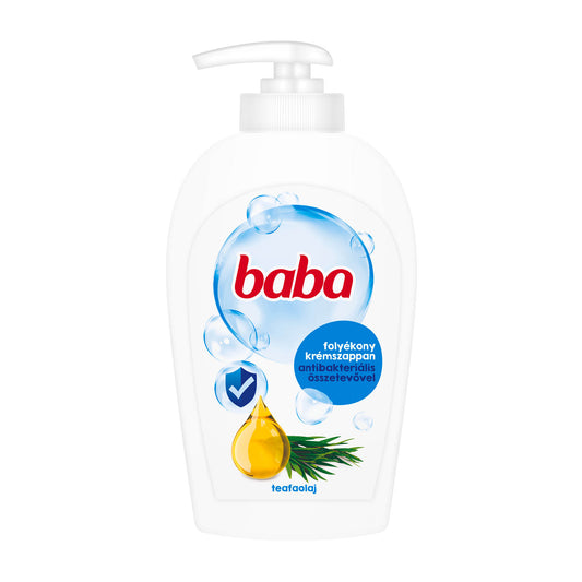 Baba Antibacterial Tea Tree oil liquid soap, 250 mL