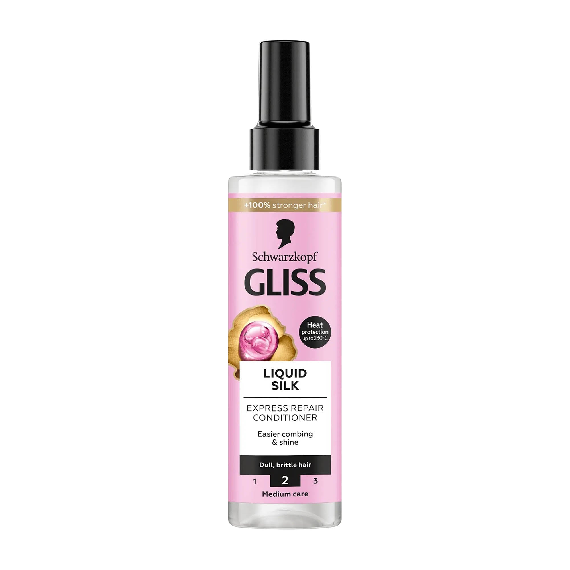 Schwarzkopf Gliss Après-shampoing réparateur express Liquid Silk, 200 ml