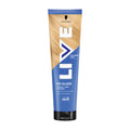 Blue tube of Schwarzkopf LIVE Go Gloss Strawberry Soda temporary hair color on a white background