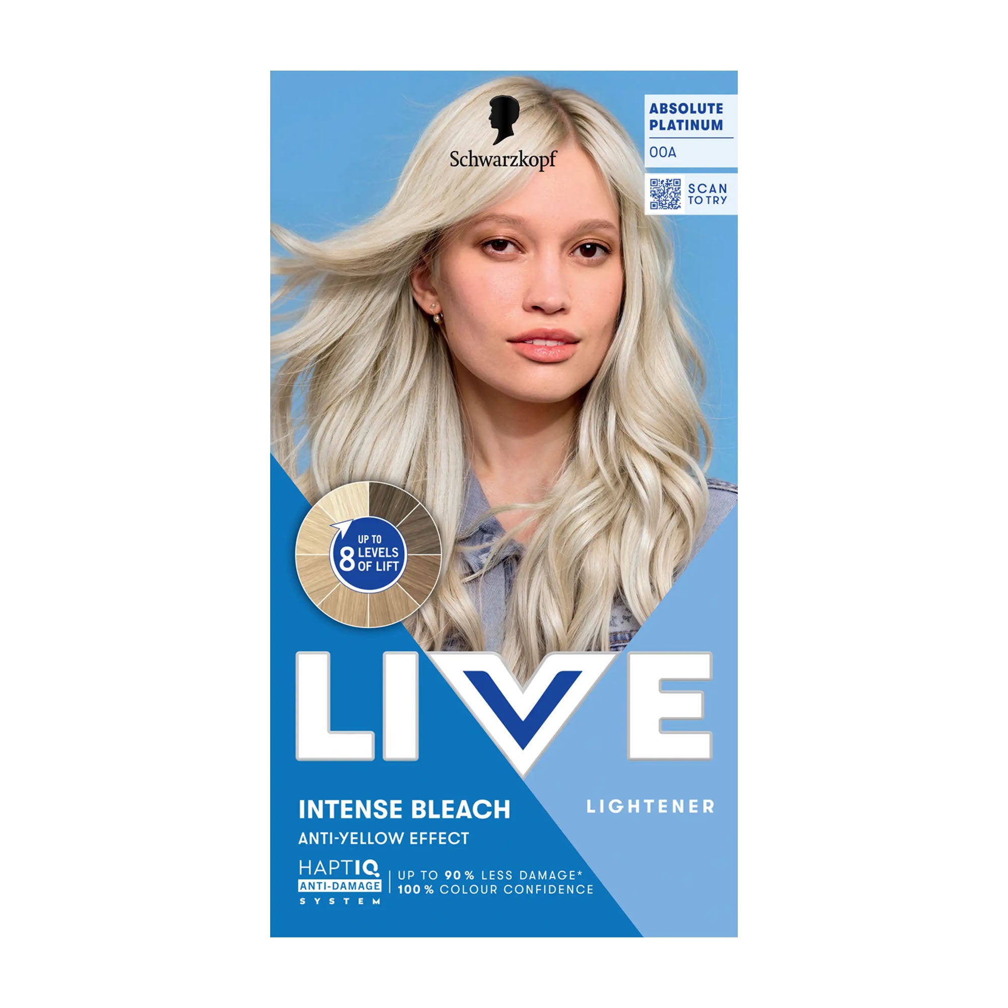 Schwarzkopf LIVE 00A Absolute Platinum INTENSE BLEACH