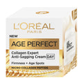 L'Oreal Paris Age Perfect Collagen Expert anti-sagging day cream packaging on a white background