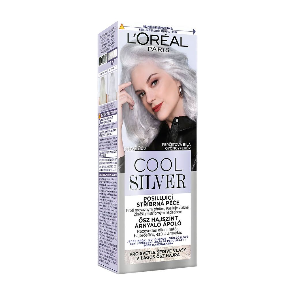 Loreal Paris Cool Silver Soin argent 02 blanc nacré
