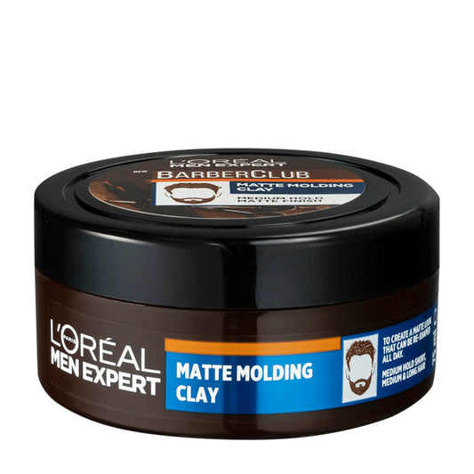 Loreal Paris Men Expert Barber Club matte molding clay, 75 mL