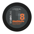 L'Oreal Paris Studio Line MadMatte shine-free modeling paste container on a white background