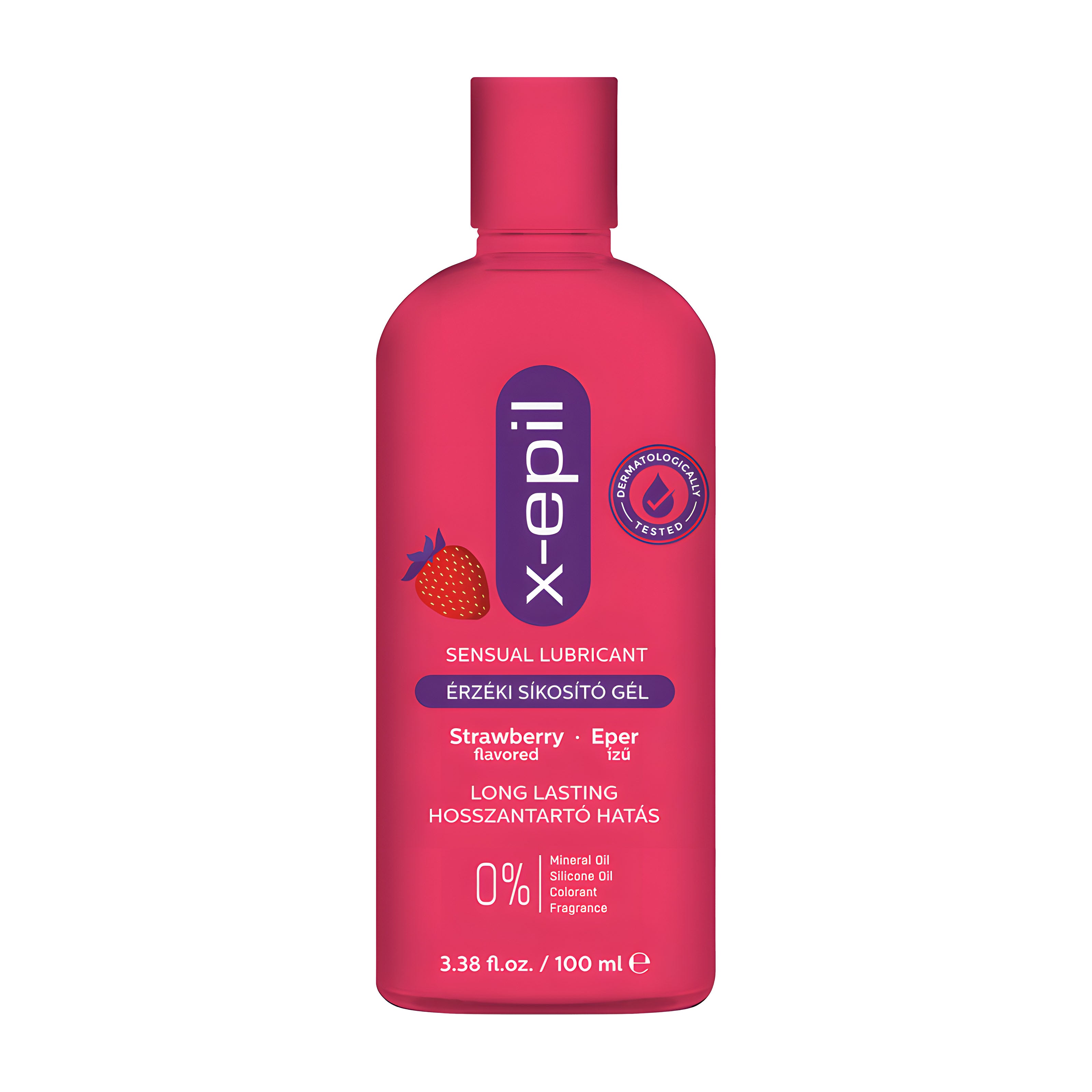 X-Epil Gel lubrifiant sensuel Fraise, 100 ml
