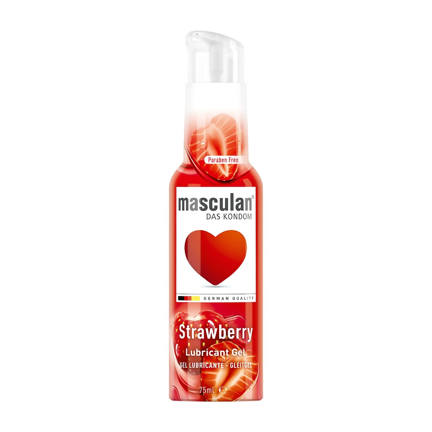 masculan Strawberry Gleitgel, 75 ml