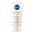 Nivea Luminous630 Anti-dark spot SPF15 hand cream in a white tube with blue and gold accents, indicating it is a patented product.