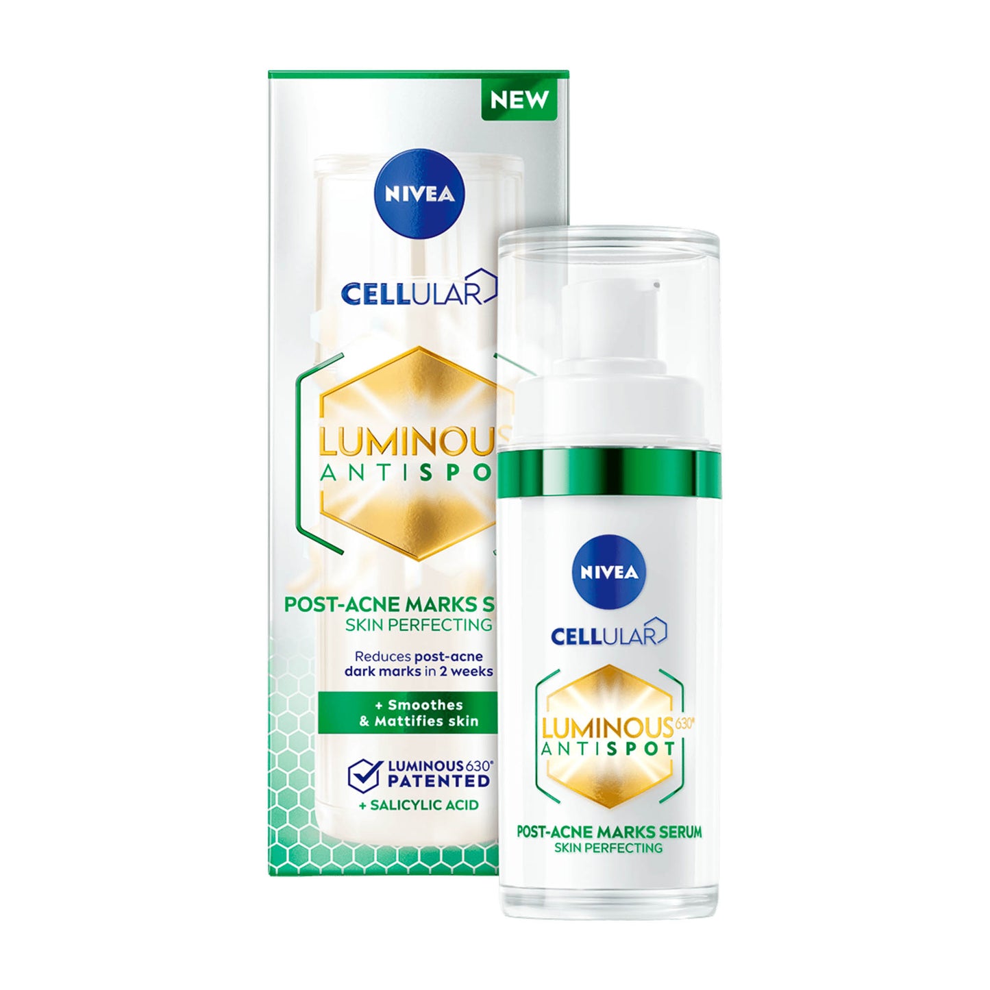 Nivea Cellular Luminous630 Anti-Pigmentflecken Pickelmale Serum, 30 ml