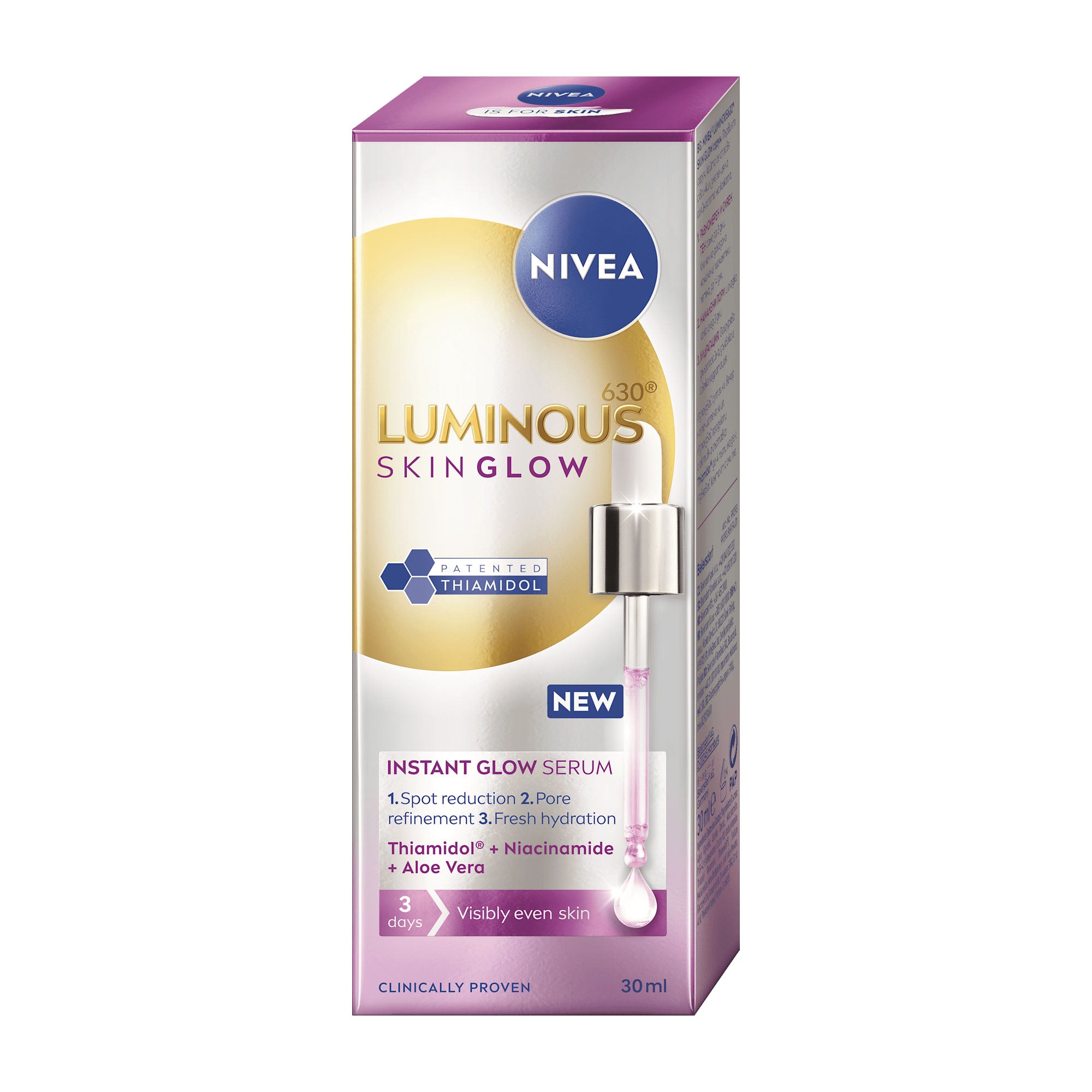 Nivea Luminous630 Skin Glow Instant Glow Serum, 30 ml