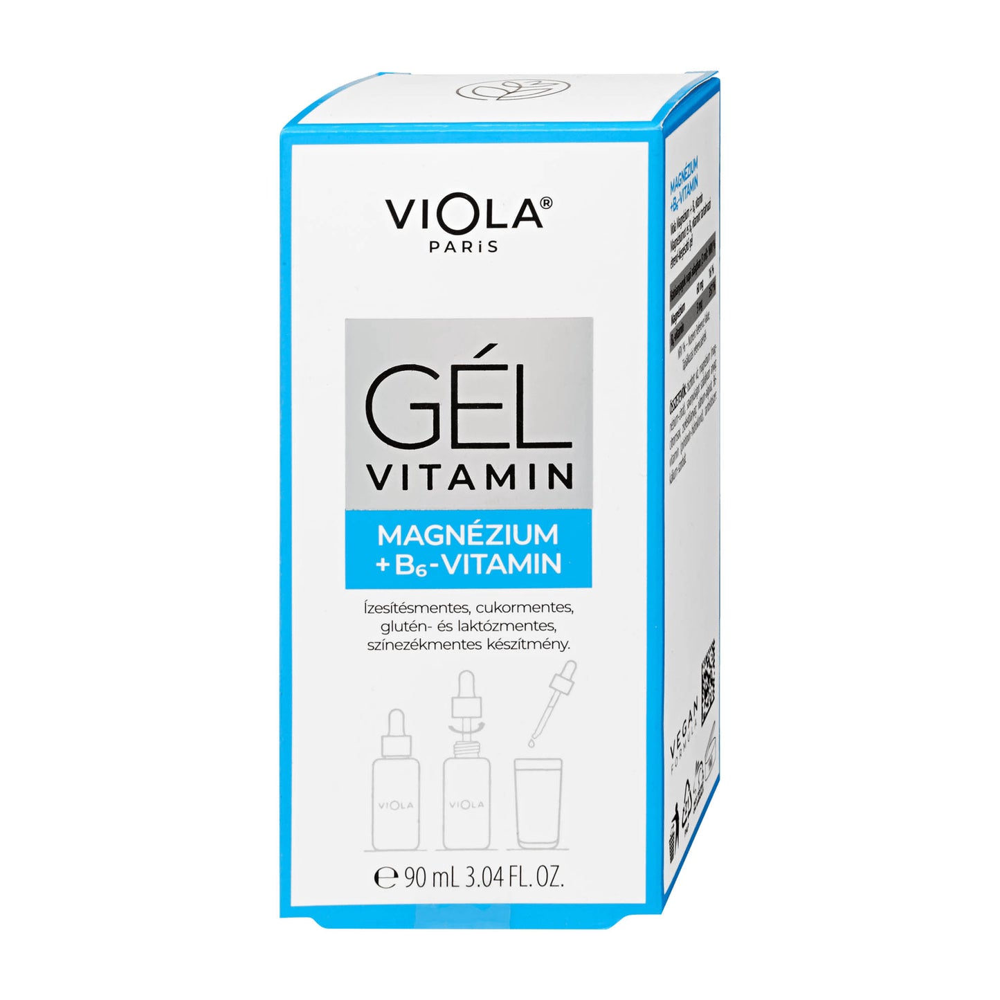 VIOLA PARIS Magnesium + Vitamin B6 gel vitamin, 90 mL