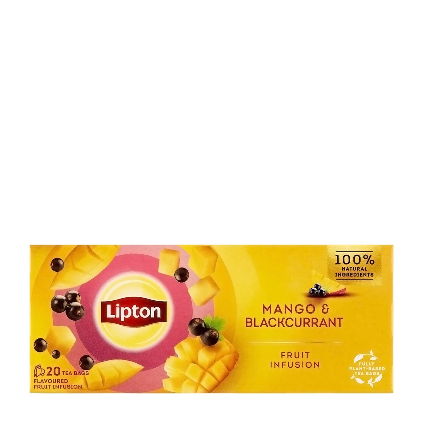 Lipton Früchtetee Mango & Schwarze Johannisbeere, 20 Stück